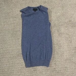 Jcrew blue cashmere tank